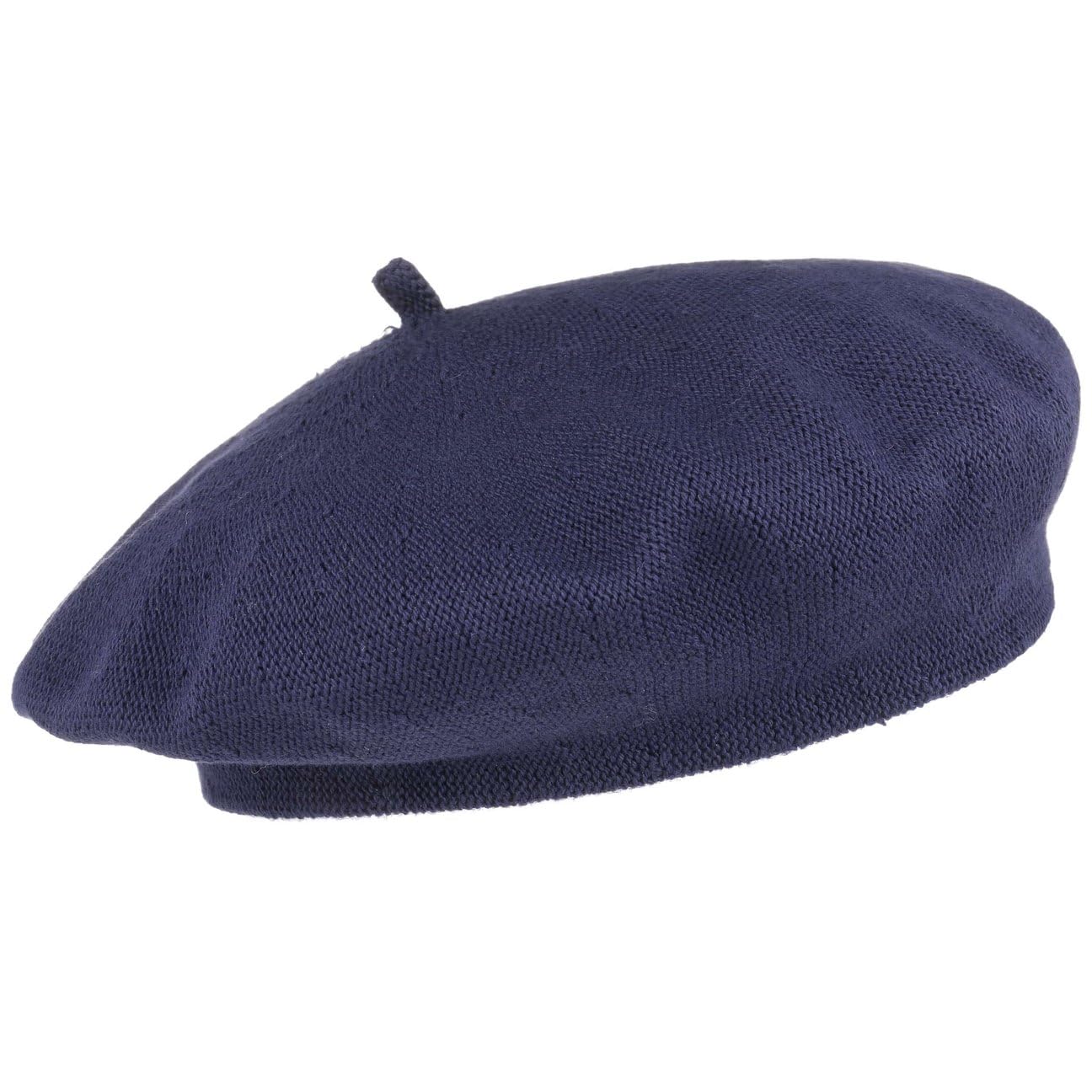 Lipodo Bay of Biscay Cotton Beret Women - Made of 100% Cotton - French hat for Spring/Summer - Artist hat Blue