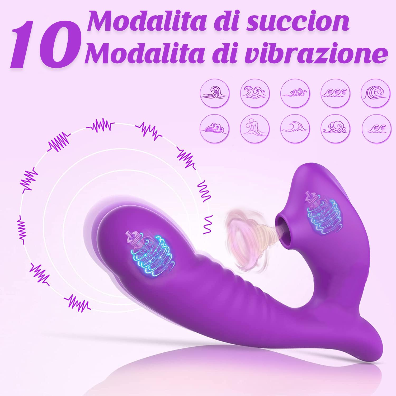 Vibradorador Mujer Juguetes Eróticos Juguetes Eróticos Para Pareja Sexuales Consoladores.. Para Mujer Con Vibración Vibrador Juguetes Sexuales Mujer 10X10 Modos