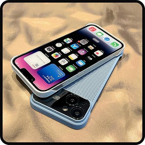 Miniatura 3 de Funda para teléfono con disipación de calor galvanoplastia, transpirable, protección anticaídas, gran ventana, sin bordes, para iPhone 141312 ProMax