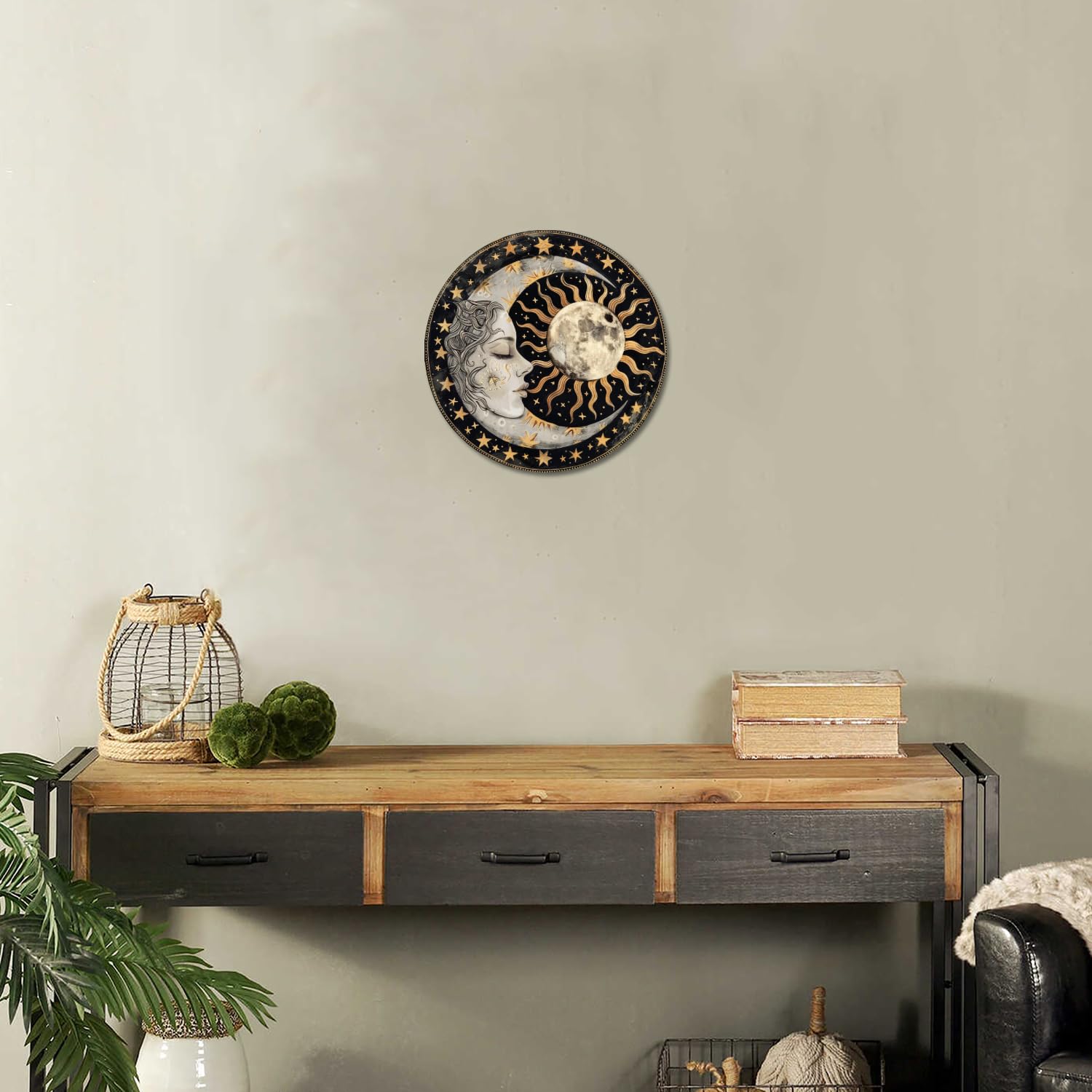 Letrero De Metal Rústico 3D Con Agujero Roto De Agujero Roto De 12