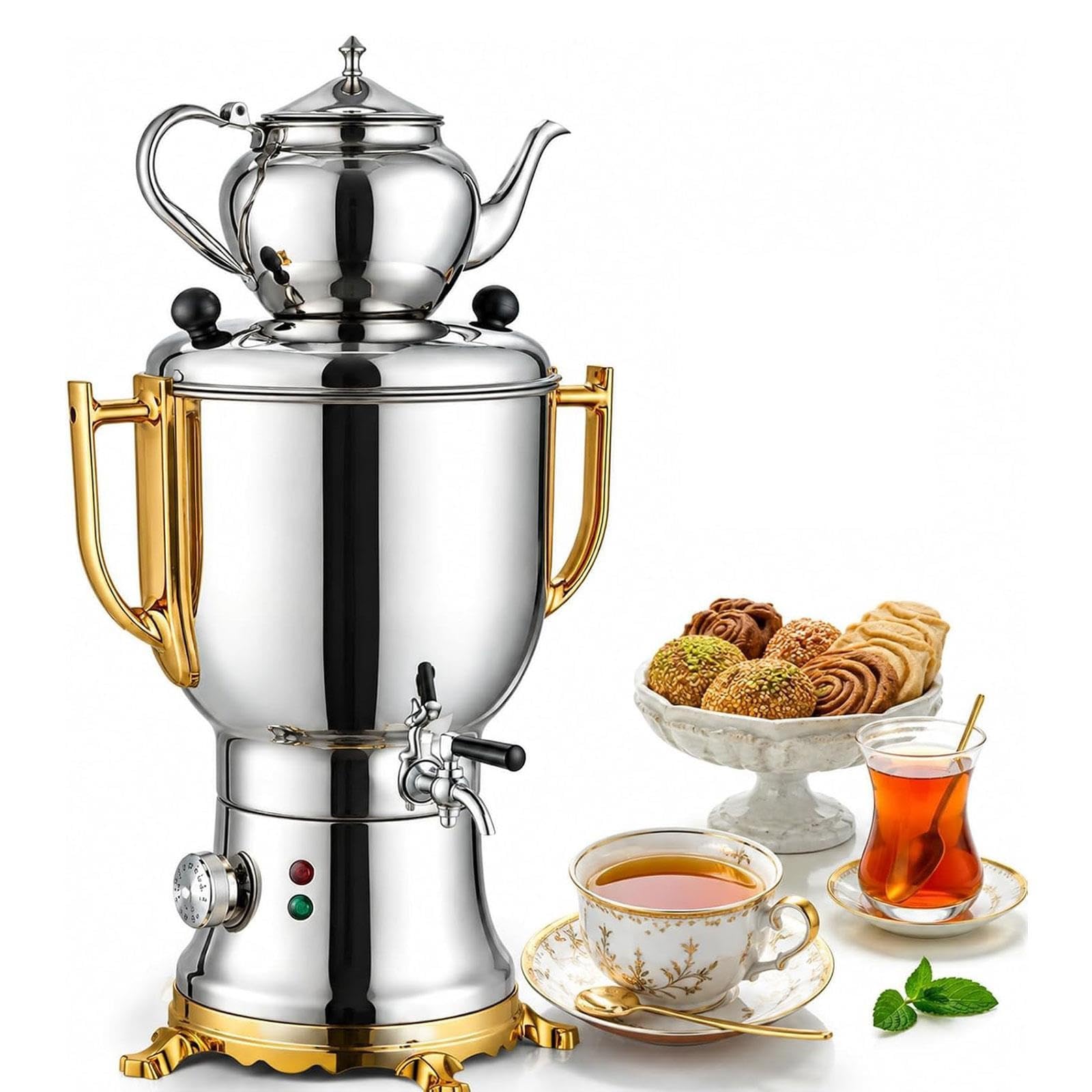 Samovar elettrico, macchina for il tè turco elettrica da 1800 W