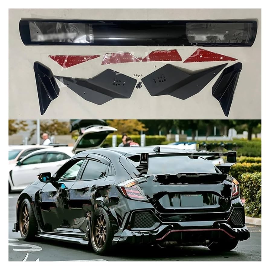 O2　シビックタイプR FK8 無限風リアウイング O2 シビックタイプR FK8 無限風リアウイング 無限 MUGEN | CIVIC