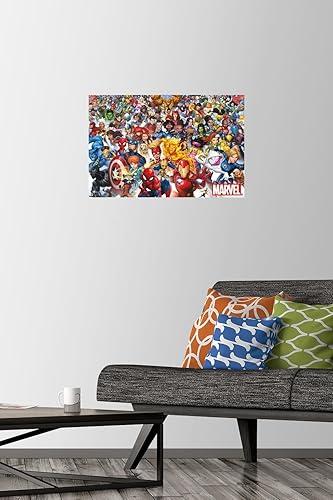 Miniatura 2 de Trends International Marvel Comics - Póster de pared de The Marvel Lineup 2023, 14.72 x 22.37 pulgadas, paquete de póster premium y alfiler