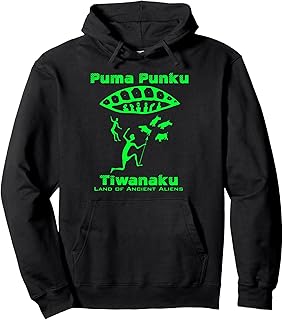 Teebaranic Puma Punku Bolivia Tiwanaku Ancient Aliens Pullover Hoodie