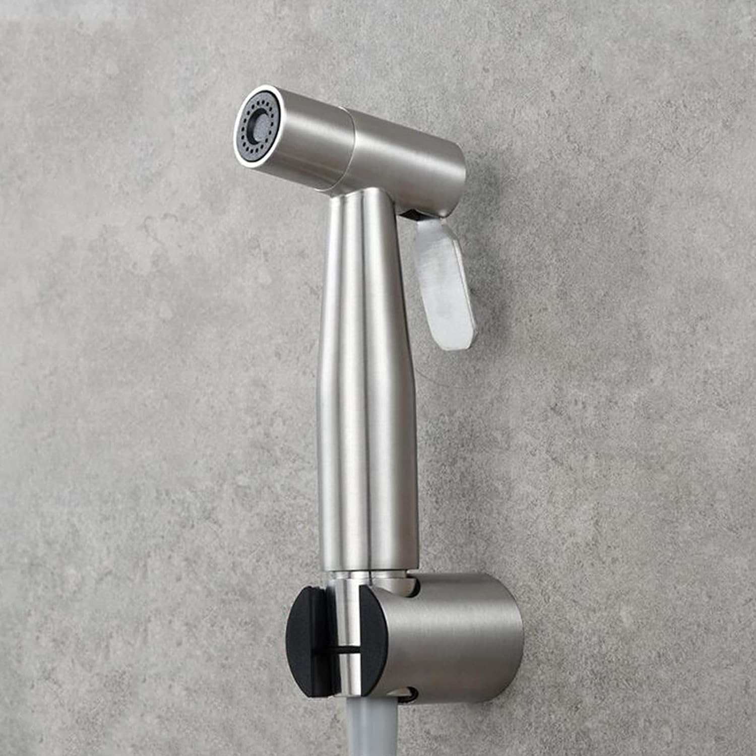 Zestaw prysznicowy do toalety ręczny opryskiwacz bidetowy ze stali nierdzewnej prysznic ręczny bidet rozpylacz na pieluchy, higiena osobista i opryskiwacz do toalety do łóżka, szczotkowany