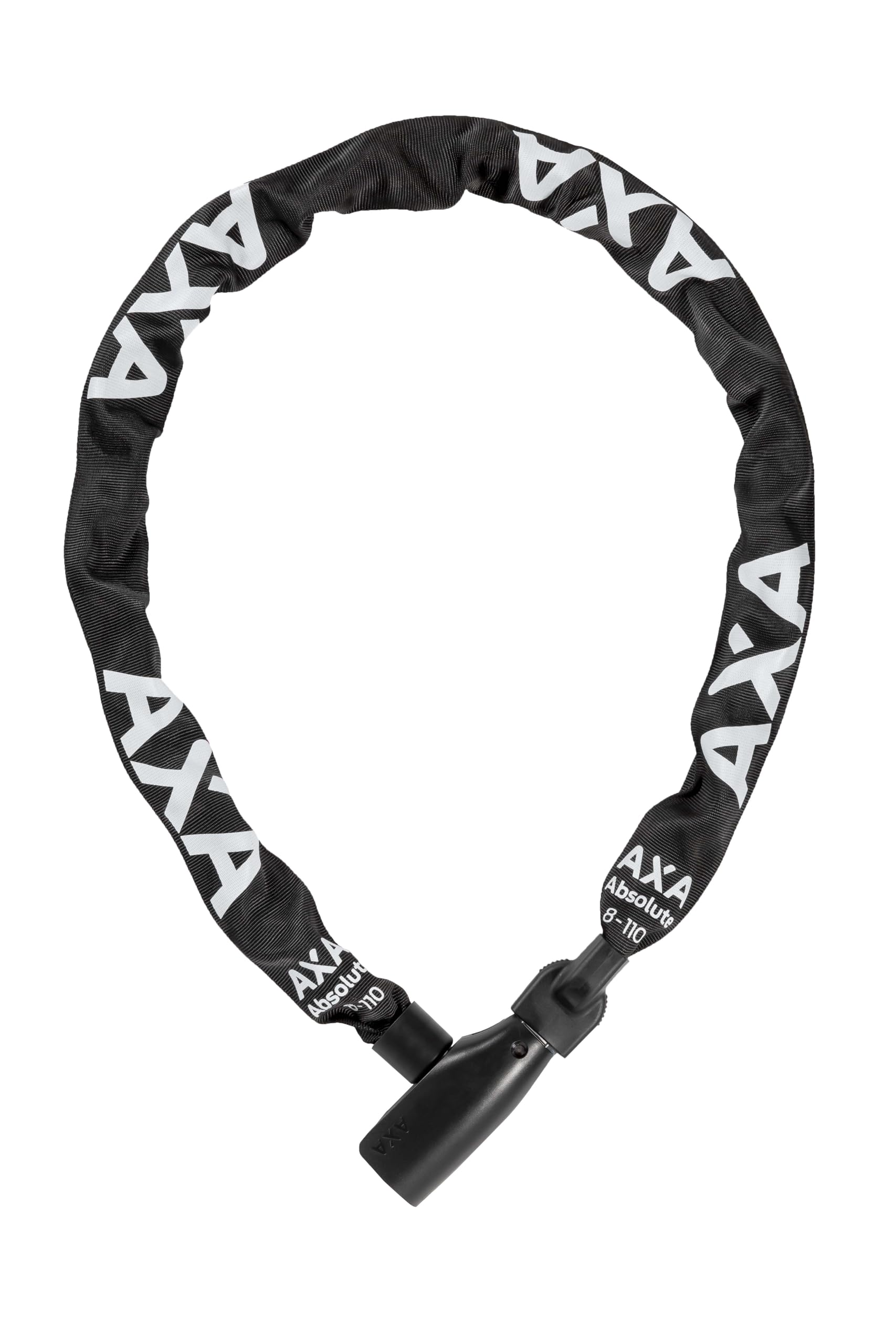 AXA 59081195KS Absolute 8-110 Chain Lock, Black, 110 cm