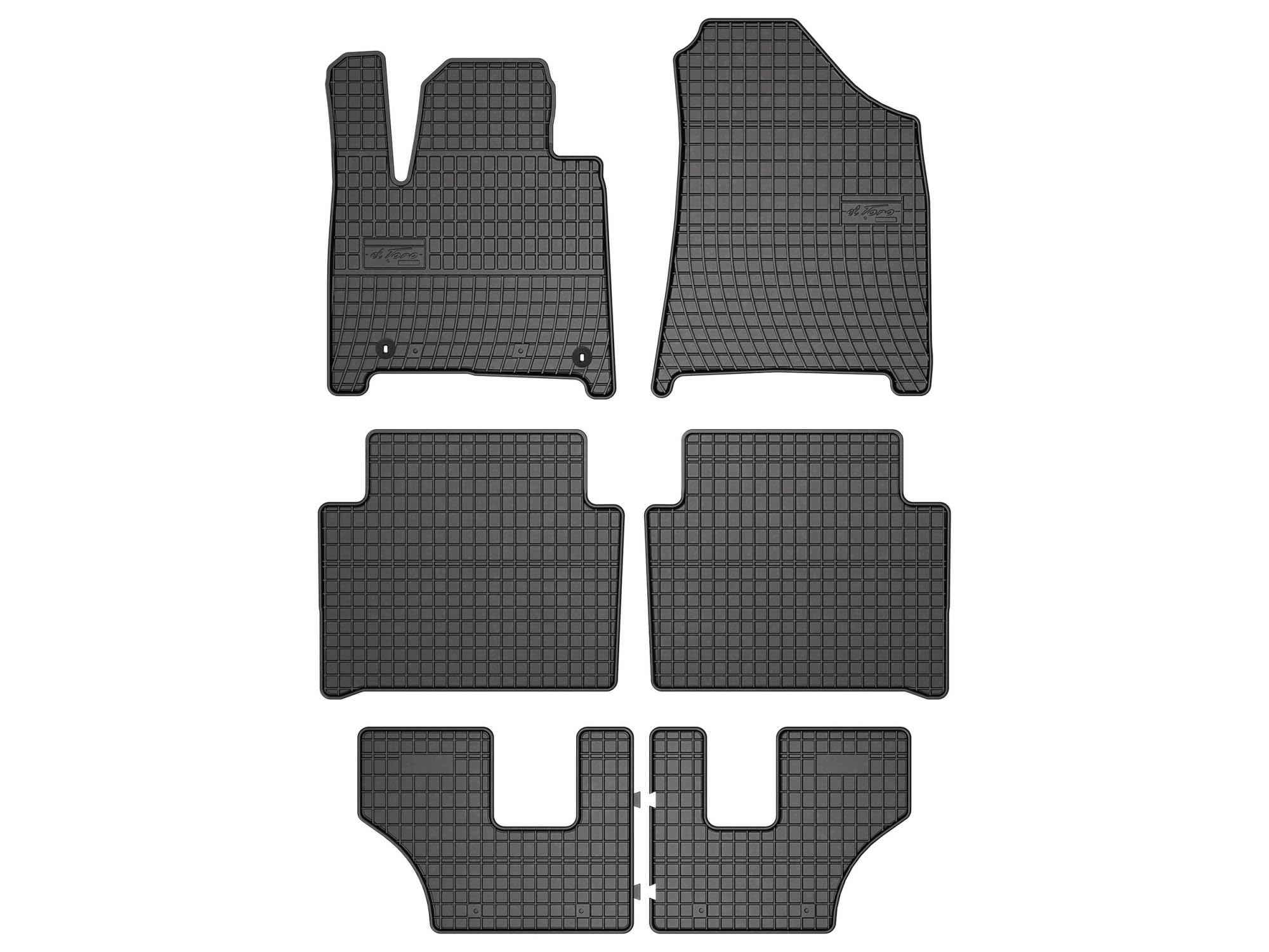 SolidPRO dywaniki gumowe kompatybilne z Hyundai Santa Fe V (2023-) 4 szt.