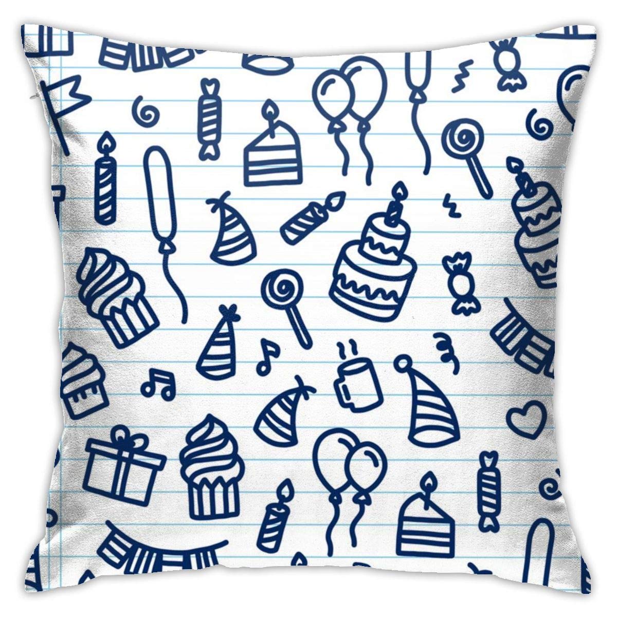 Amazon Co Jp クッションカバー ソファ背当て ケーキプレゼント 装飾枕カバー 座布団カバー 抱き枕カバー 柔らか おしゃれ ピロケース 可愛い シンプル ホーム 部屋 車 椅子 インテリア ホーム キッチン