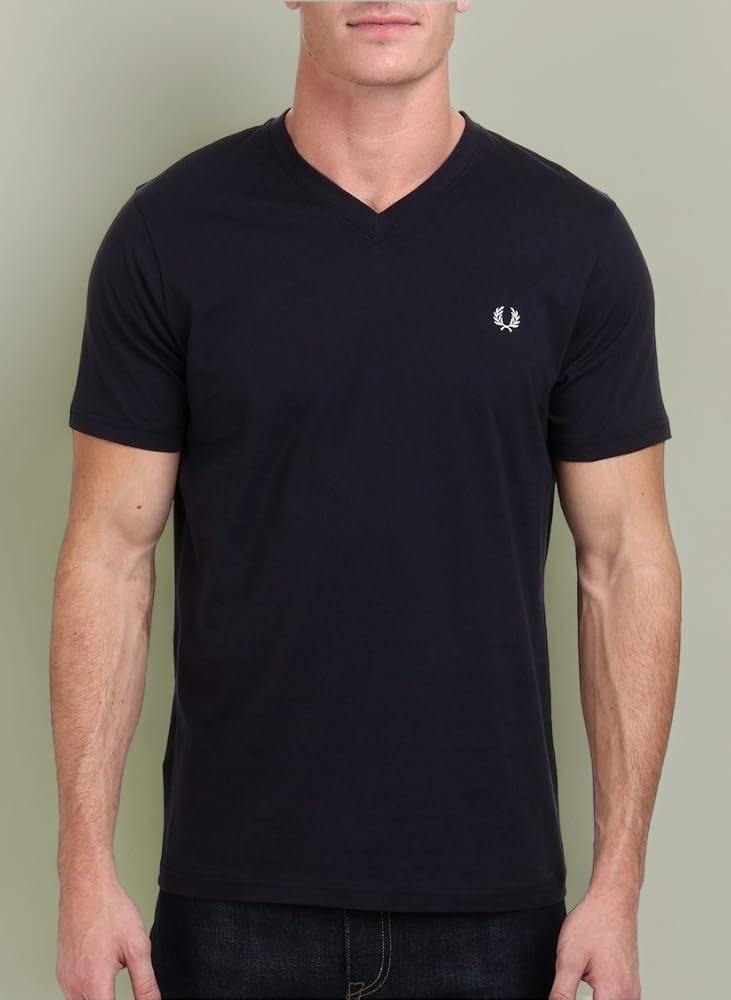 Amazon.co.jp: フレッドペリー VネックTシャツ 男性用 US サイズ