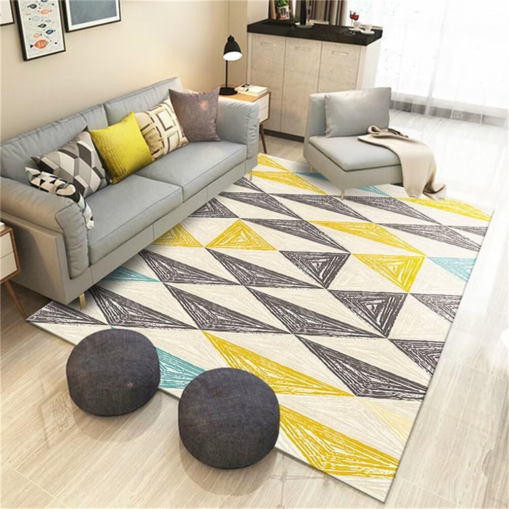 Tapis antidérapant de grand salon pour protéger le sol de l'usure