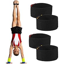 Gymnastics Sticky Toes, Ankle Straps Kit Elastic Foot Bands-Fitting forCheer/Stunt Coach Gymnast Diving Practice