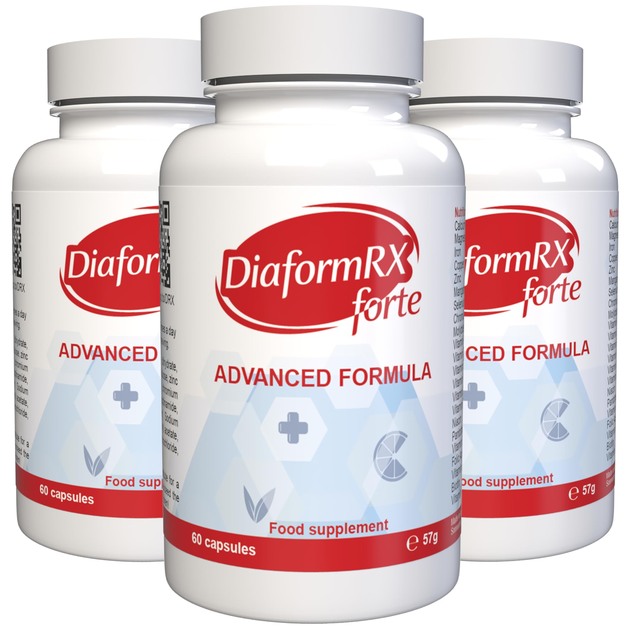 Diaform RX Forte – 180 capsule (3 x 60 capsule), confezione da 3