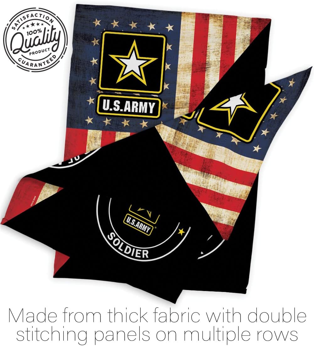 POYOMUK US Military U.S. Army Proud Daughter of A Soldier Flag Armed Forces Double-Sided Lawn Decoration Gift House Garden Yard Banner United State American Military Veteran, 12" x 18.5 Made in USA - Image 7