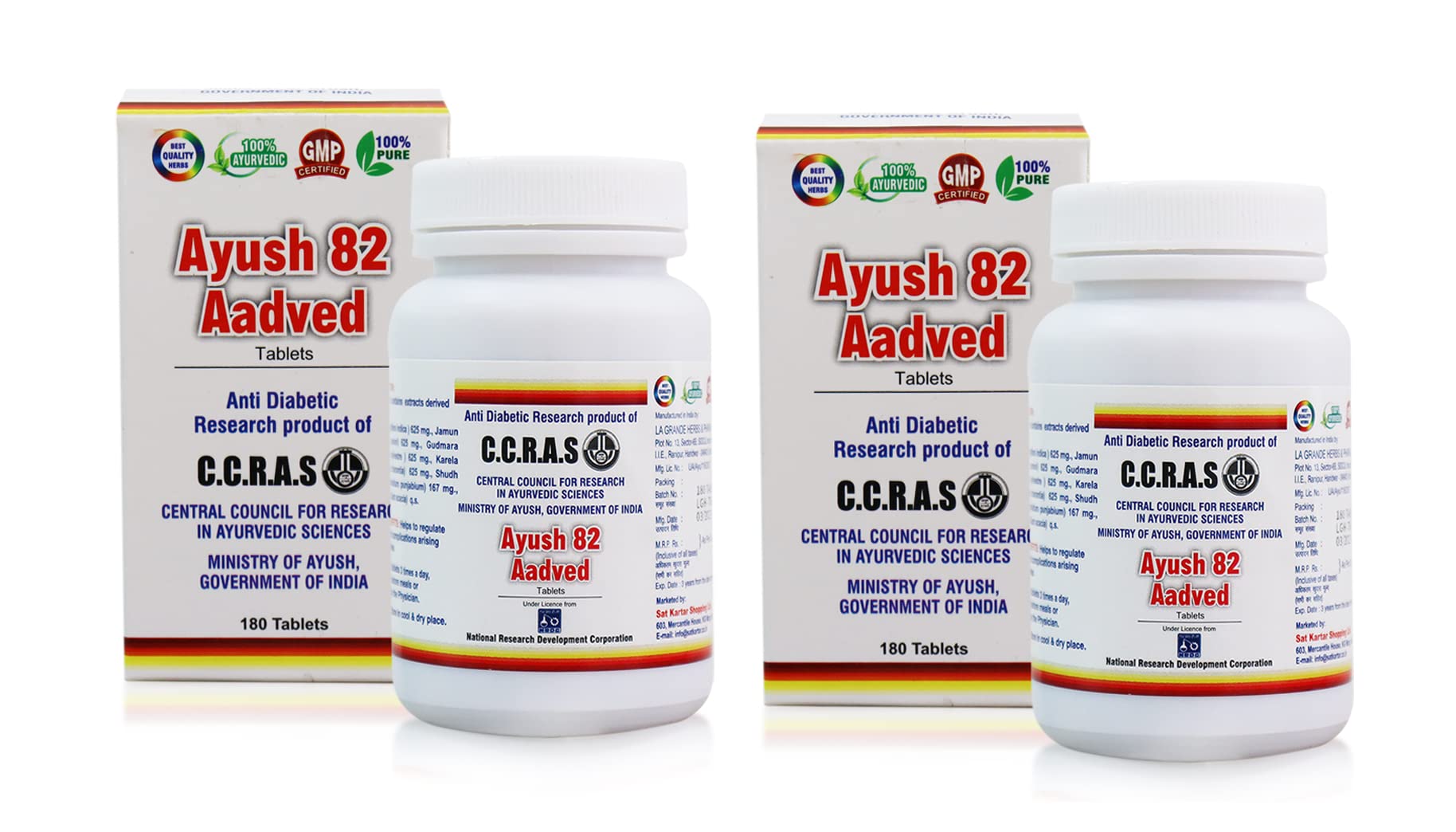 8848 Ayush 82 Aadved Controls Blood Sugar Level Approved By Ministry Of Ayush Made Of Pure Herbs Pack Of 2 For Women & Men (B0C3HCGC3W) Amazon Price History, Amazon Price Tracker