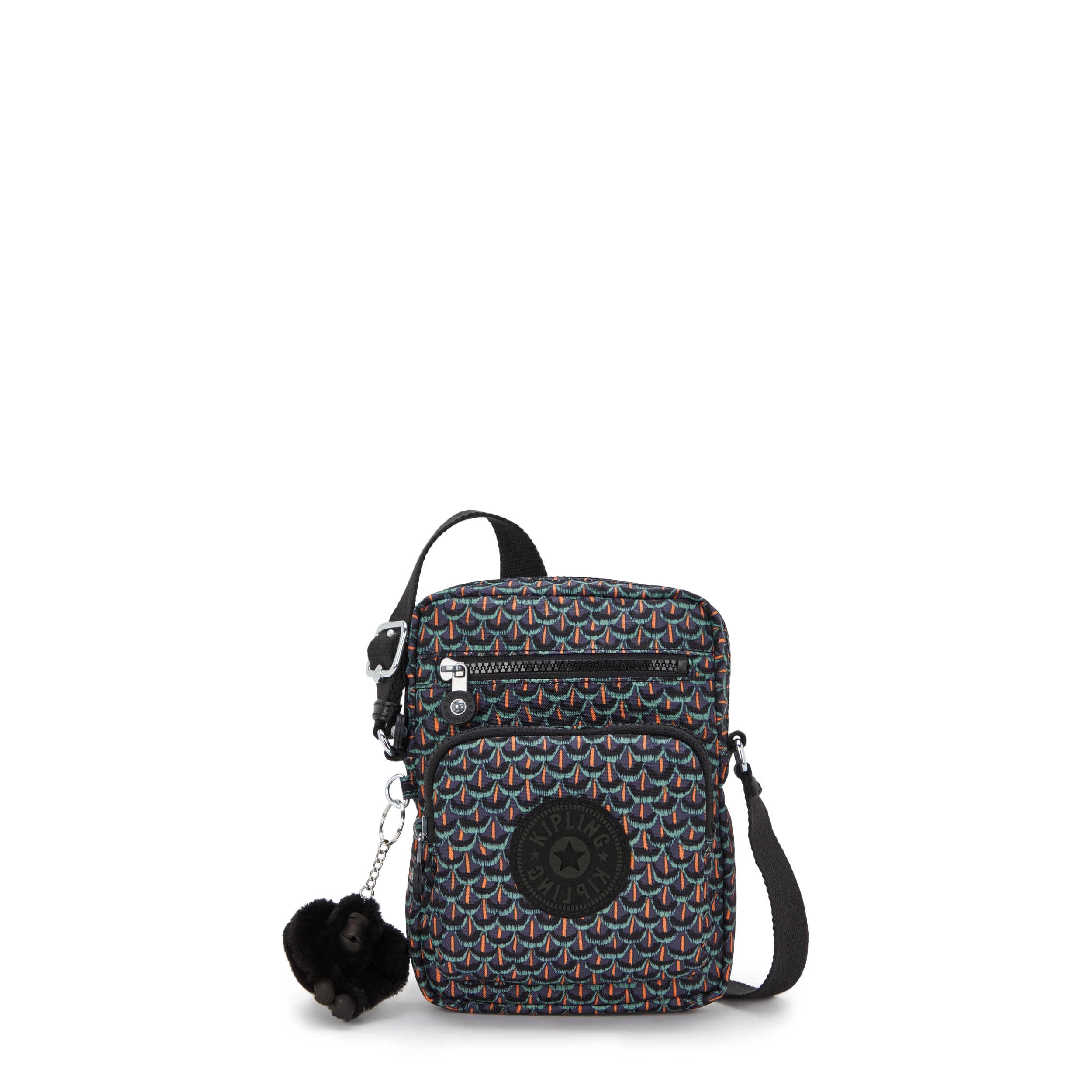 Kipling GUNNE Small crossbody, Geo Feather (Black)