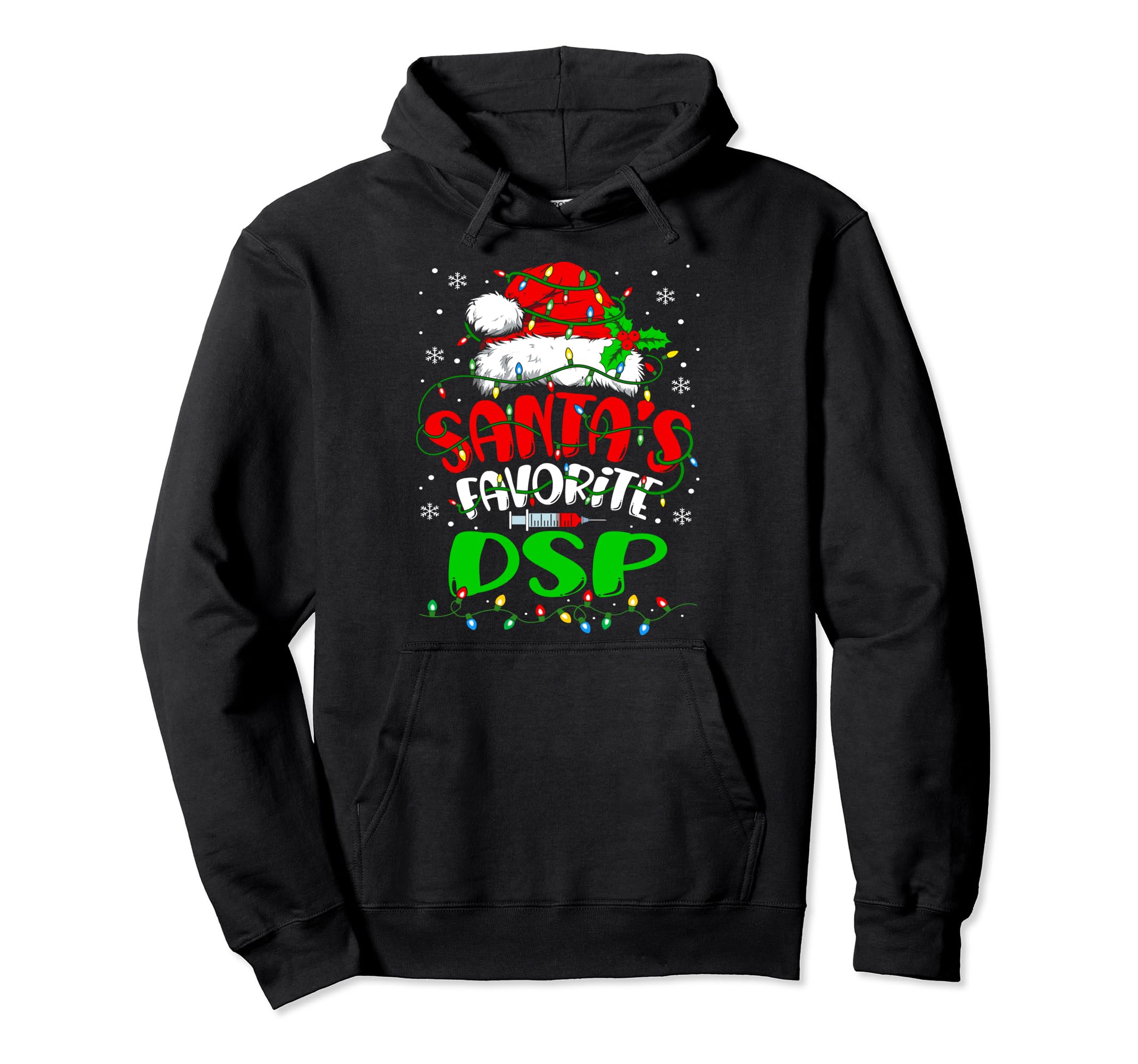 Santa Favorite DSP Christmas Direct Support Professional Pullover Hoodie