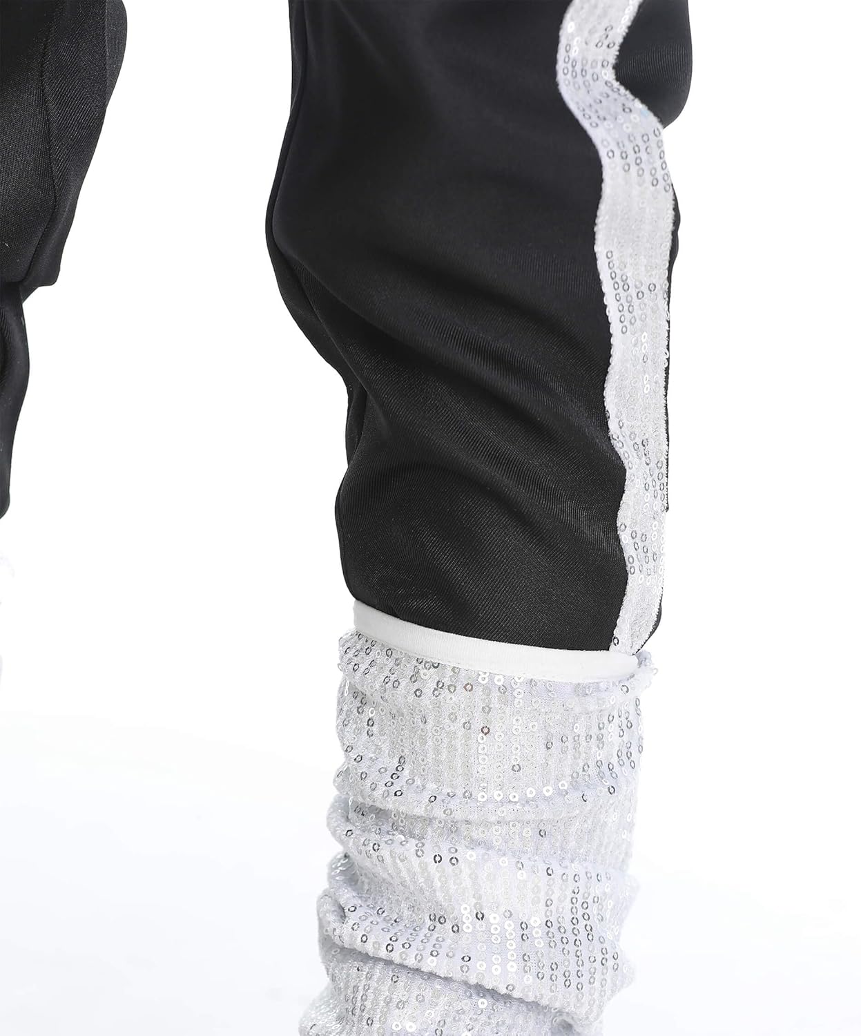 8 Pcs 80s 90s Dance Star Costume for Kids Pop Stage Cosplay Halloween with Accessories Set - Image 8