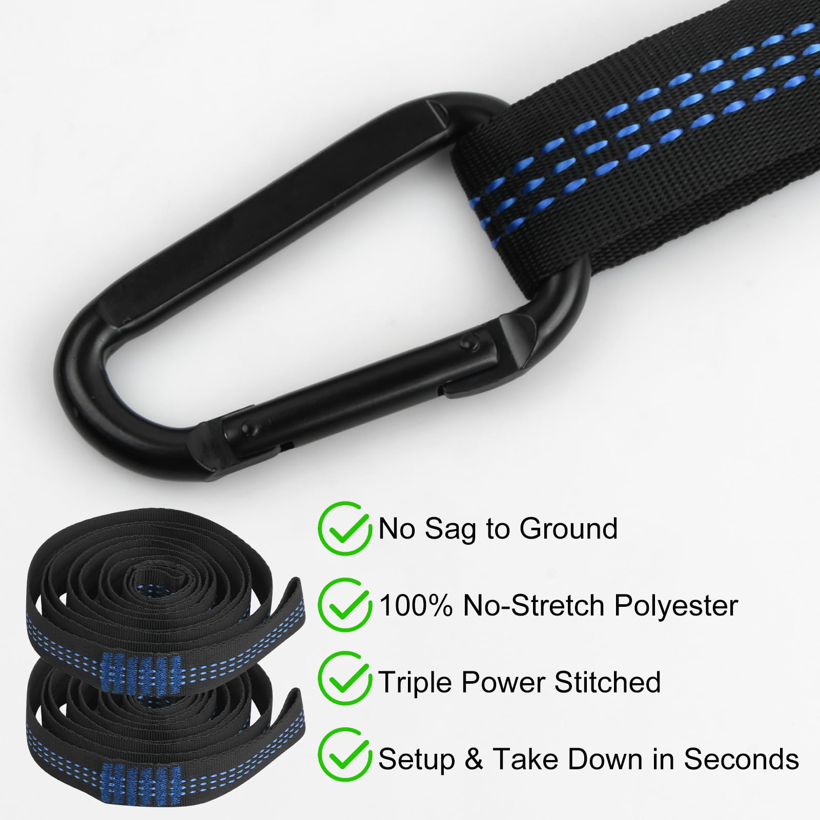 Ganci Per Amaca In Ferro Zincato, Resistenti E Robusti, Carico Max 250 Kg, Diametro 1,5 Cm, Foro 3,8 Cm, 2 Pezzi, Adatti Per Supporti Con Colonne Min 3,1 Cm