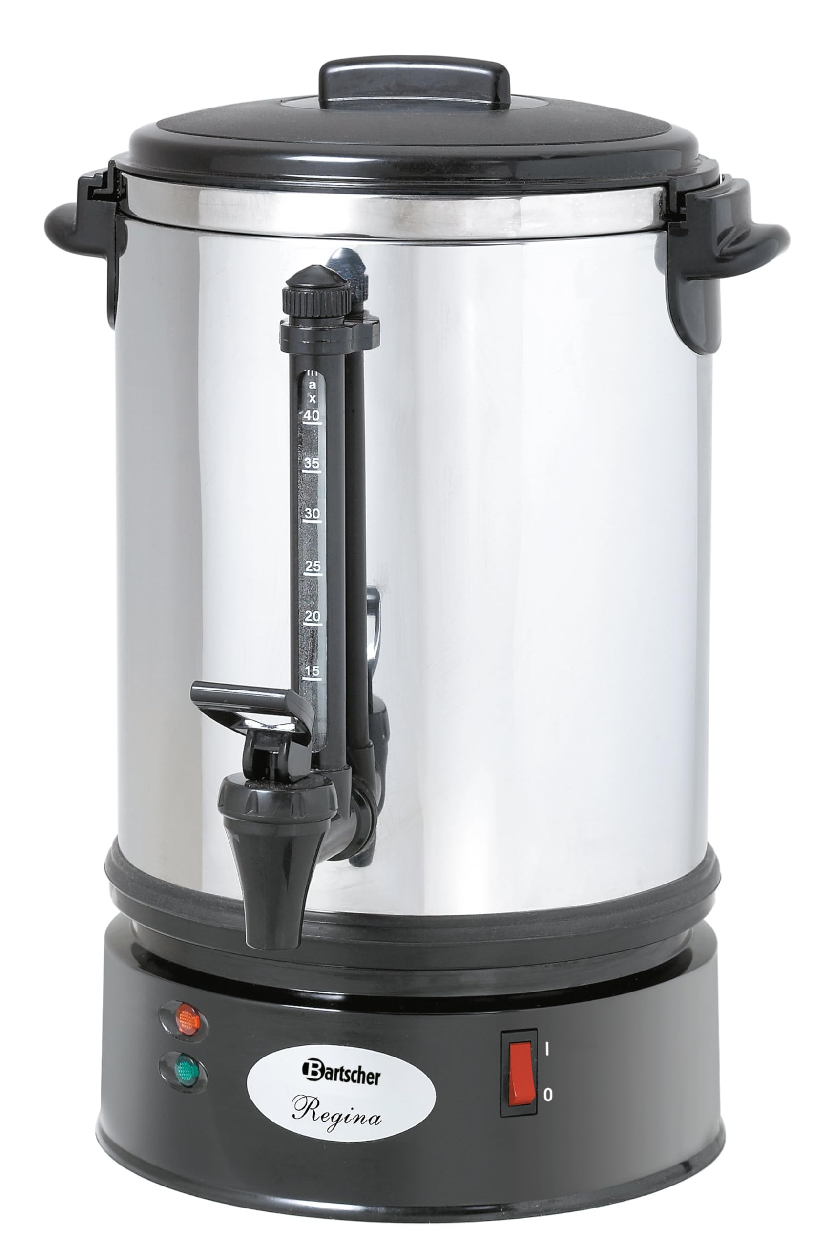 Bartscher A190146 Acero inoxidable Regina Plus 40T Cafetera, plata, 230V, 1.2kw, 6.8 litros