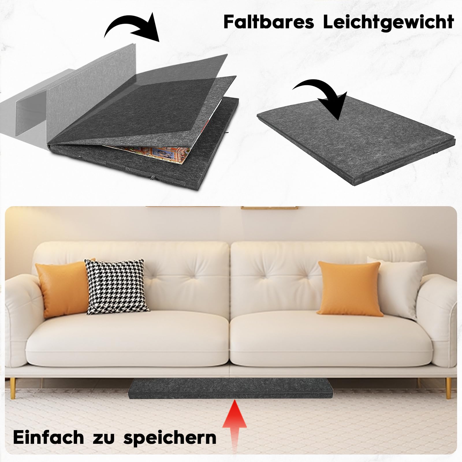 Kippbares Puzzlebrett Mit 2-In-1-StäNder Und Abdeckung, Ultraleichter Puzzletisch Aus Filz, Tragbarer Puzzletisch Mit 6 Schubladen, Bis Zu 1000 Puzzles