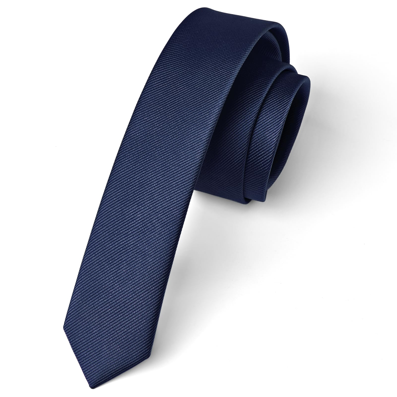 Sponsored Ad – Skinny Tie 4cm Solid Color Slim Ties for Men Wedding Classic Formal Business Necktie (1.58") - Multiple Color