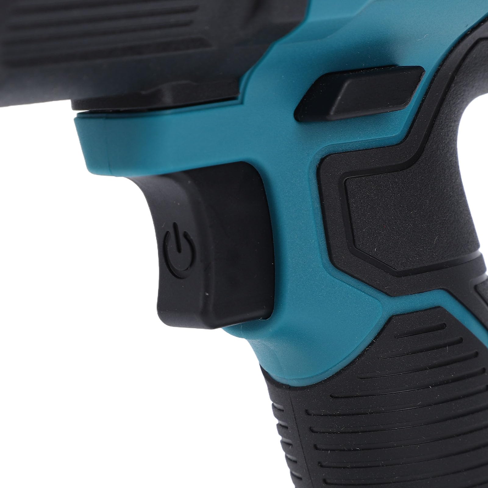 Pistola de calor inalámbrica, temperatura ajustable con batería y flujo de aire calentamiento rápido para reparación electrónica eliminación de pintura ABS azul