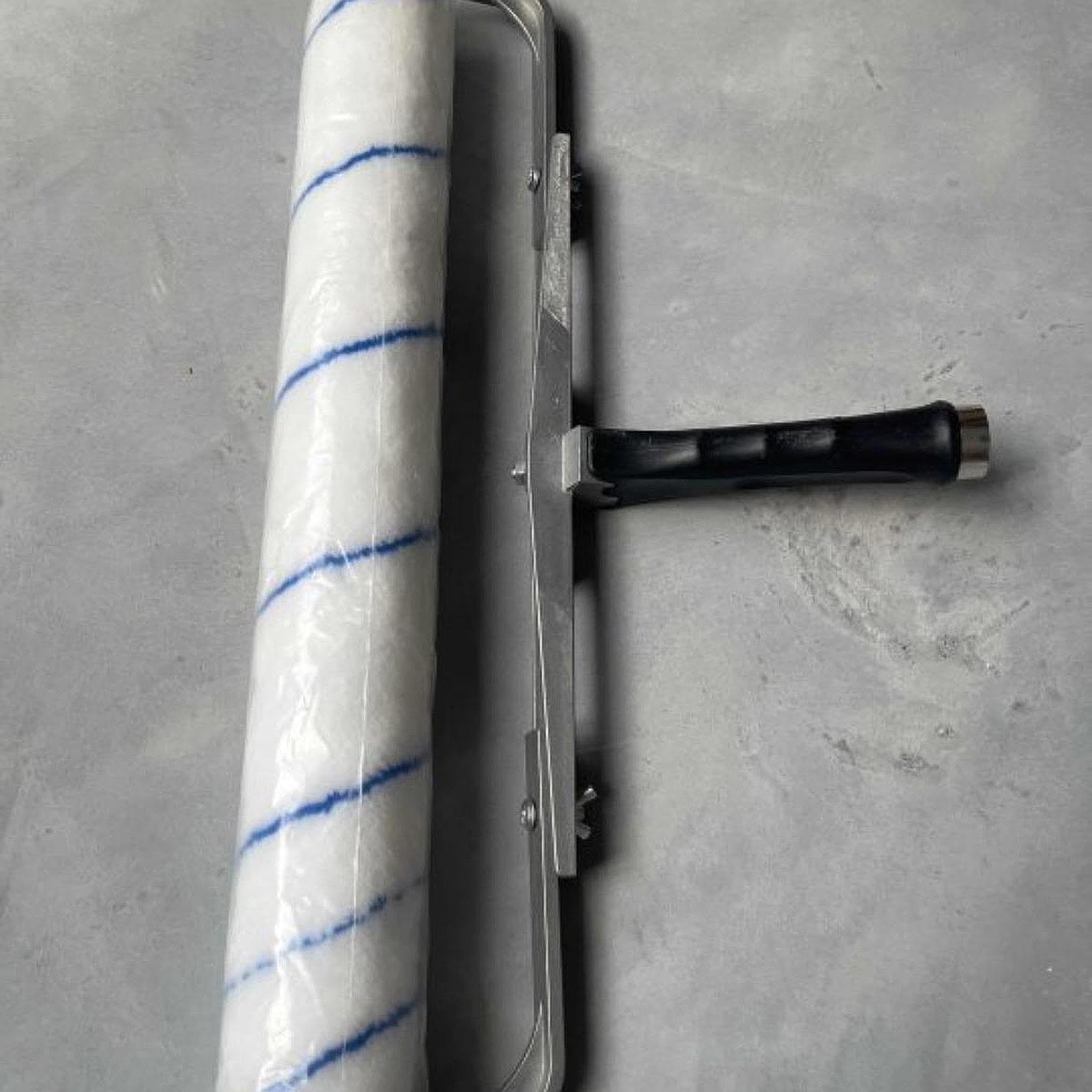 Gralara 45 Cm Farbrolle mit Robustem Rollenrahmen Und Mikrofaser Bürstenbezug für Heimwerker Und Profis, Stil A