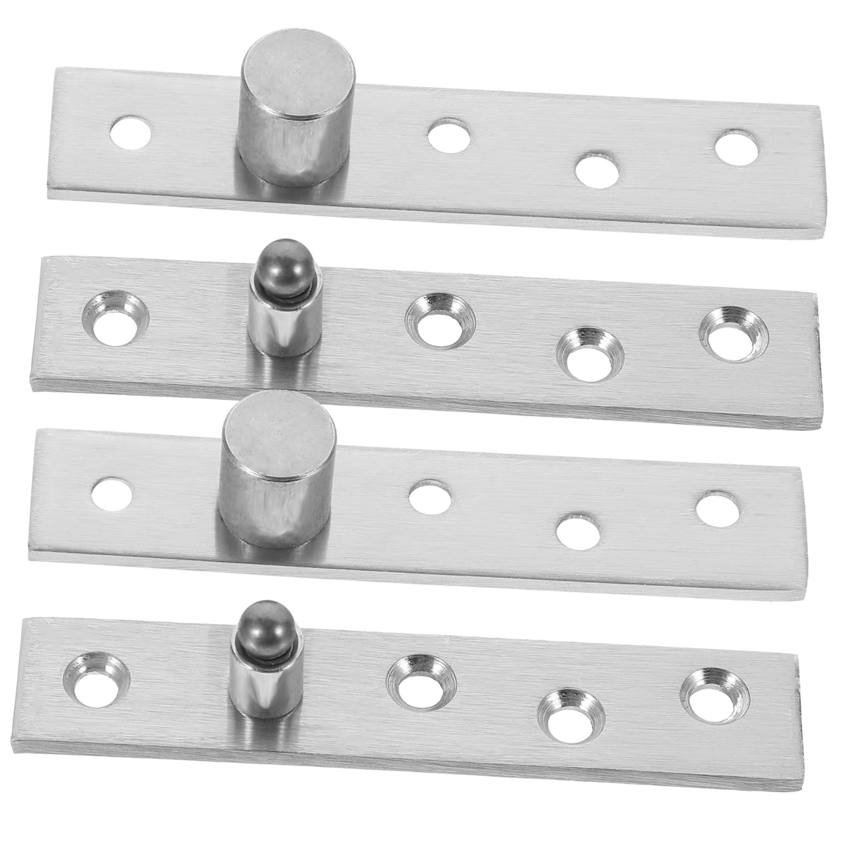 FUNOMOCYA 360 Degree Rotatable Hidden Door Hinge Stainless Steel Pivot Hinge Easy Install