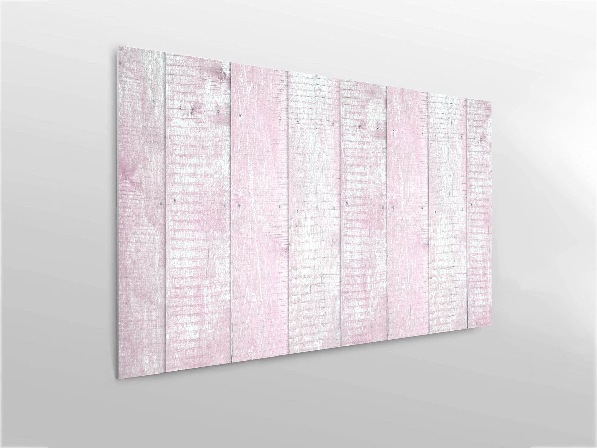 Oedim Cabecero Madera Rosa y Blanca, 135x60cm, cabecero Decorativo para Camas, decoración para Habitaciones