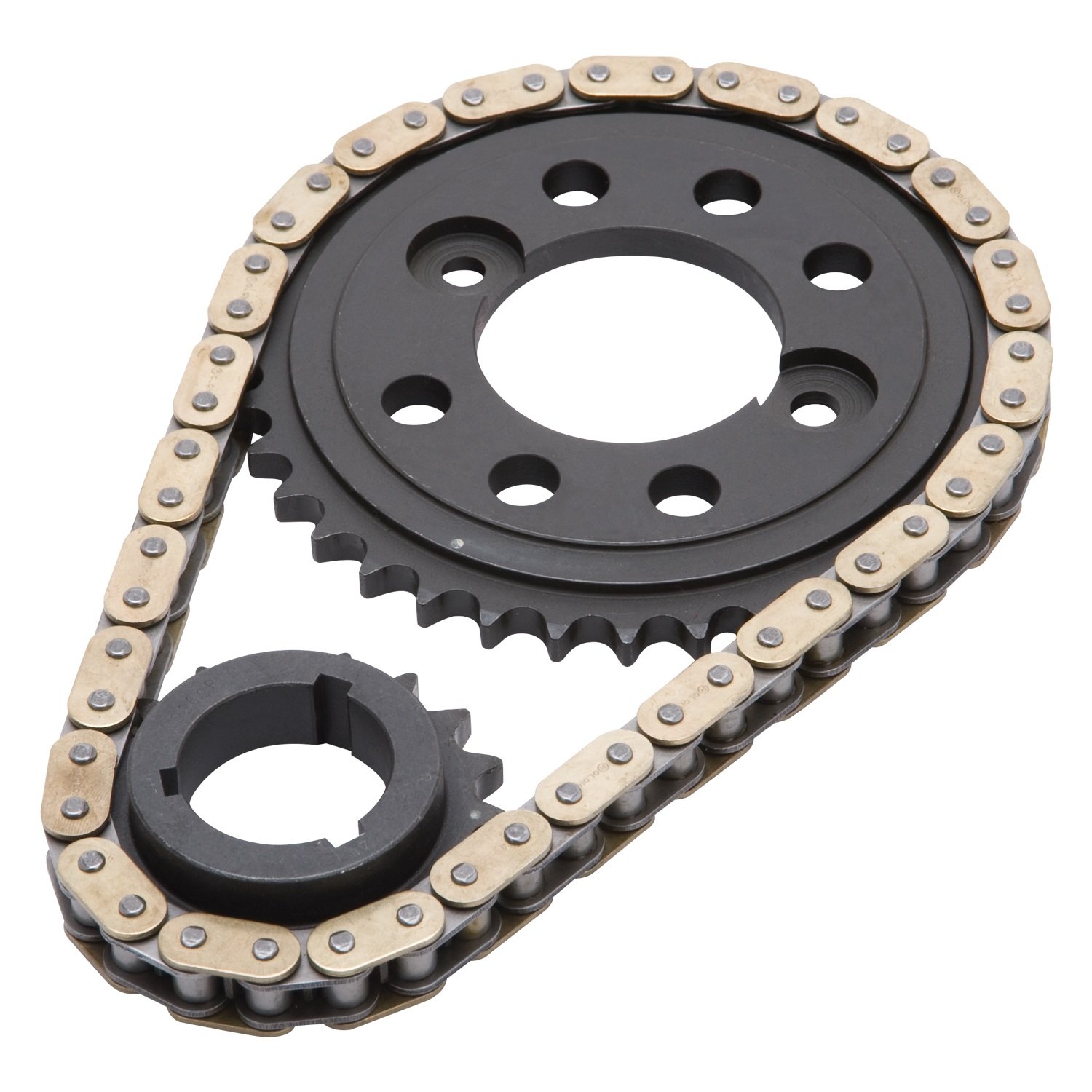 Edelbrock 7829 Performer-Link Timing Chain And Gear Set - Billet Steel, 3-Keyway Design For Performance Engines - View #7