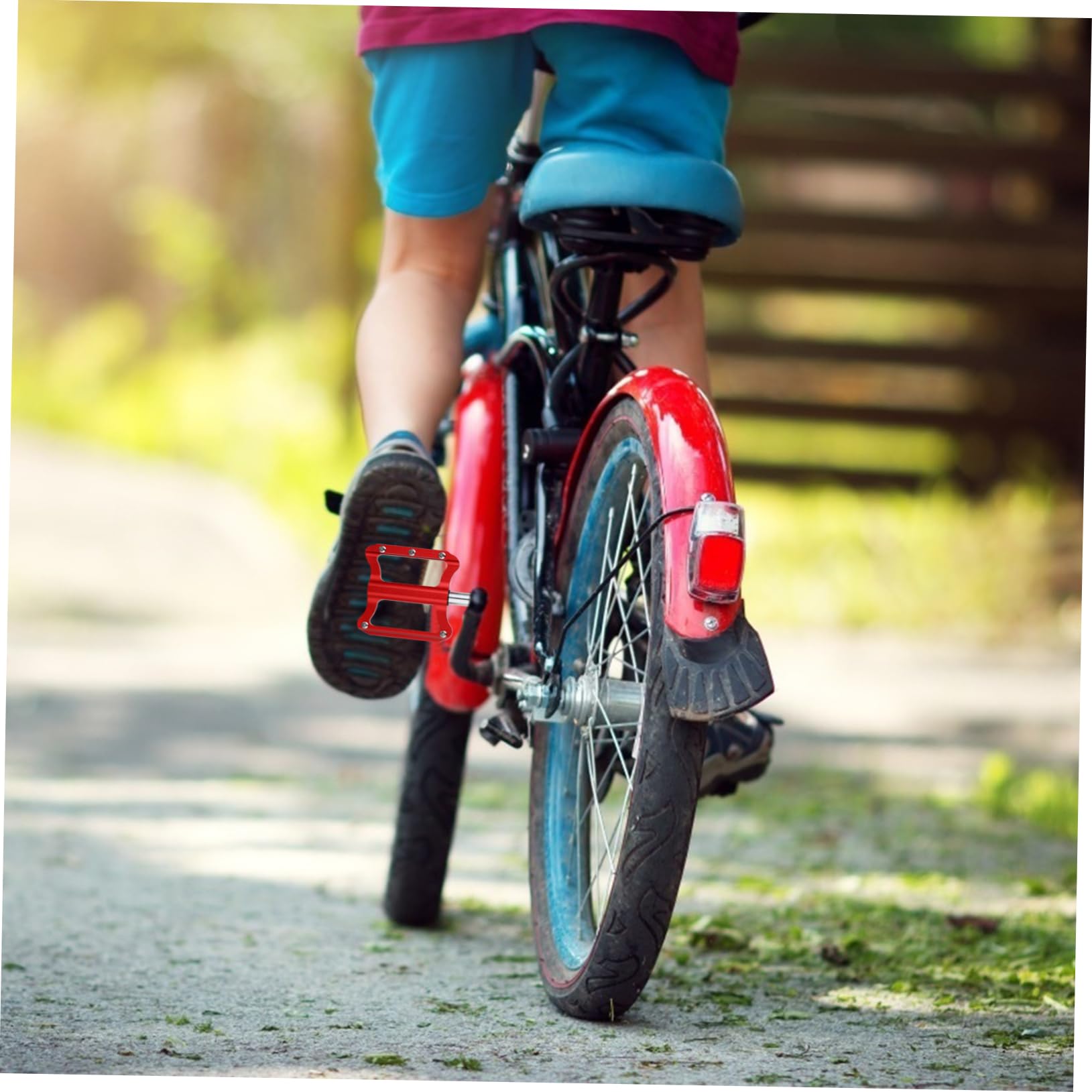 UKCOCO Pedali Piatto Per Bici Da Ciclismo Pedali Antiscivolo in Lega Di Alluminio Per Mountain Bike Bici Da Strada City Bike Da Ragazza