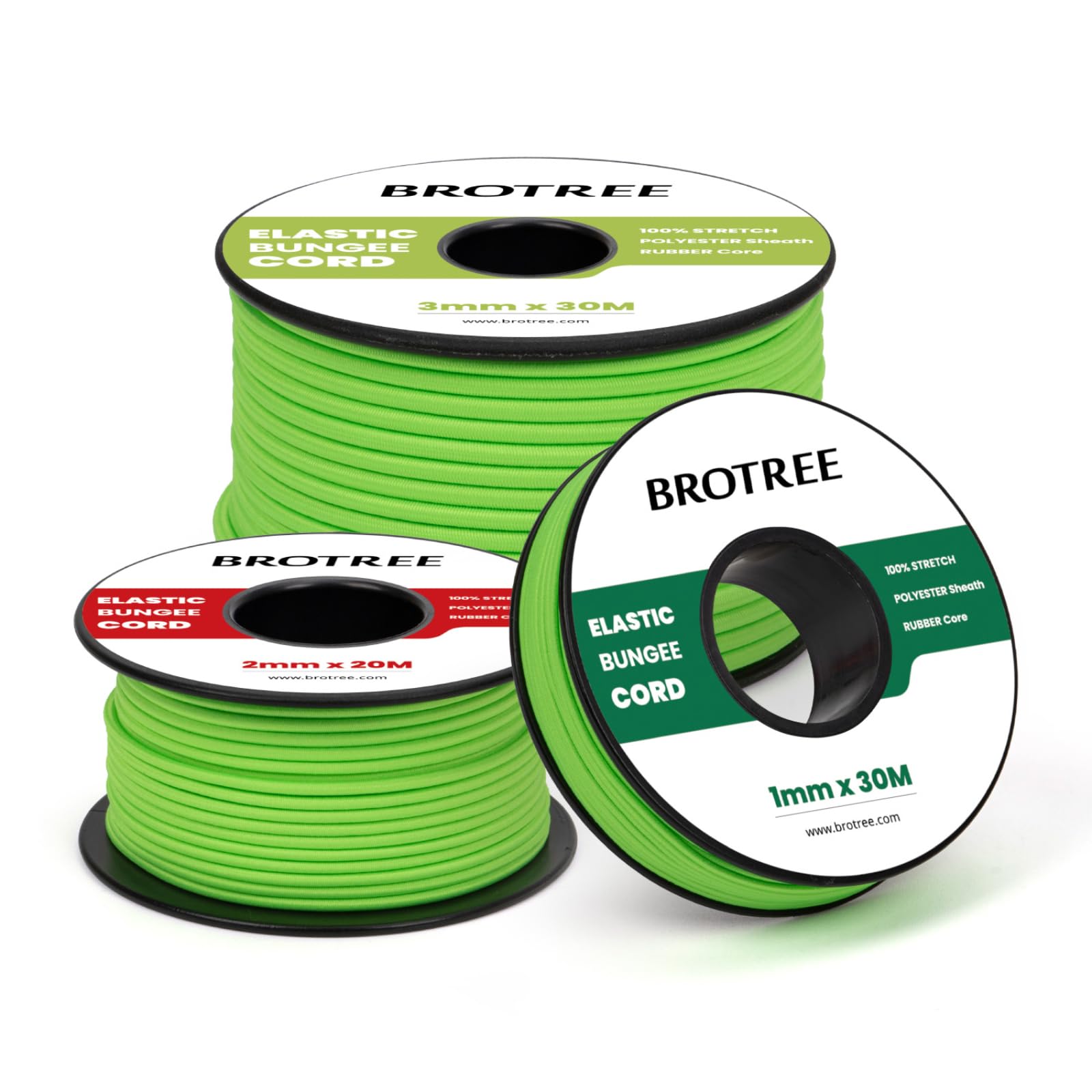 Brotree Paracord 750lb 4mm 30M 100% Nylon Seil Typ 4 Schnur