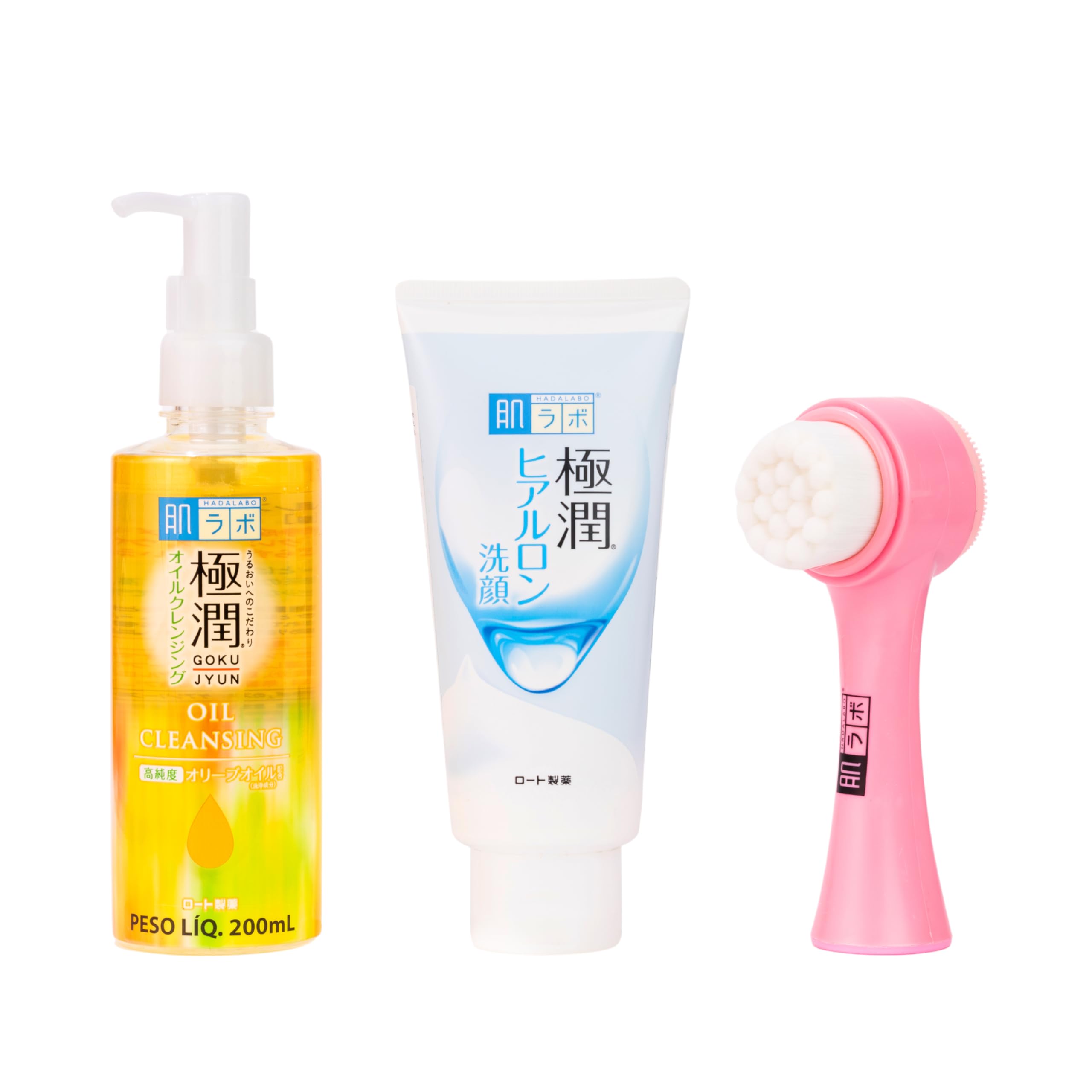 Kit Dupla Limpeza com Massageador Facial - Hada Labo® Cleansing