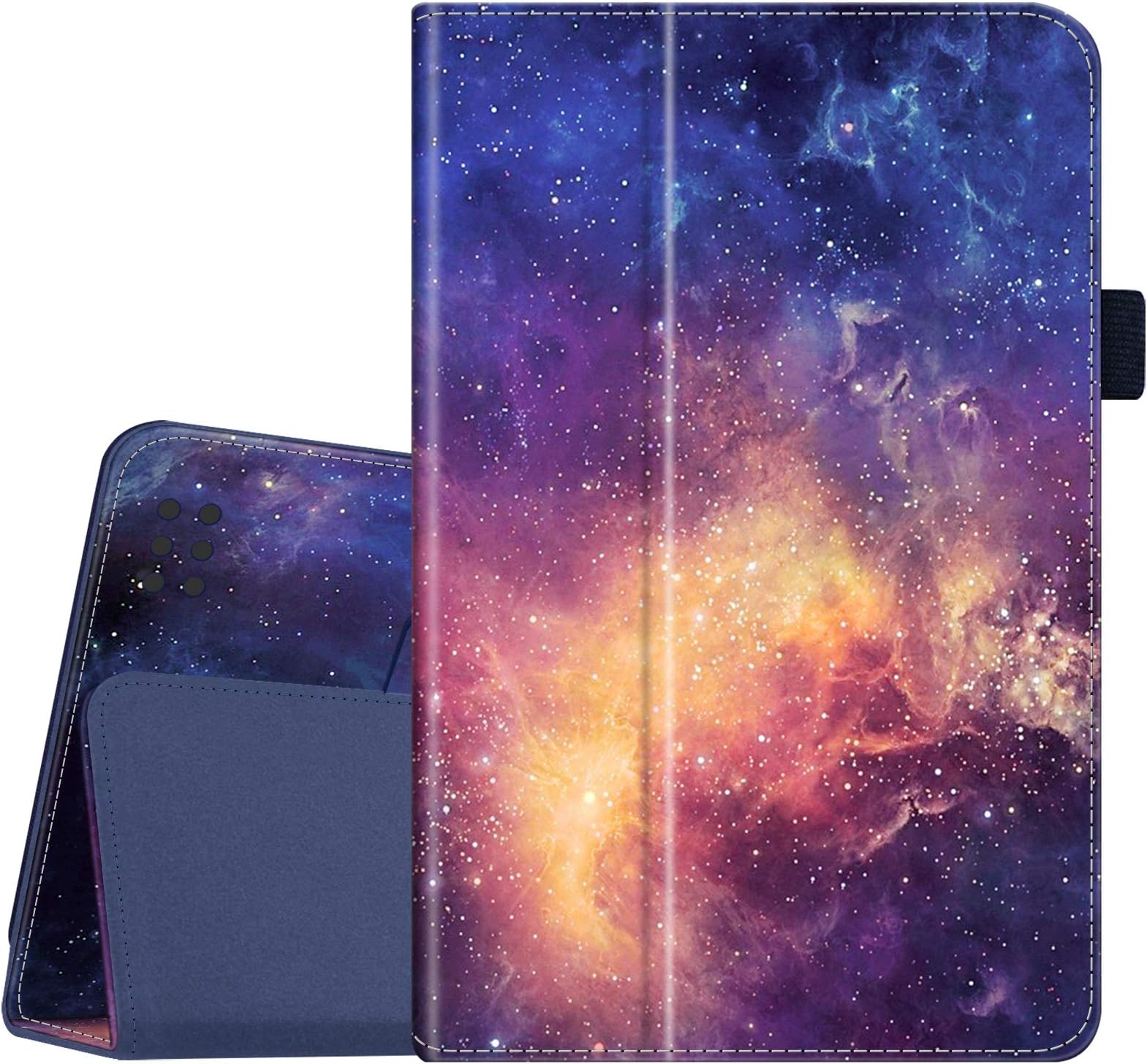 Fintie Folio Case for Kindle Fire 1st Generation - Slim Fit Stand Leather Cover for Amazon Kindle Fire 7" Tablet (Will only fit Original Kindle Fire 1st Gen - 2011 Release, no Rear Camera), Galaxy