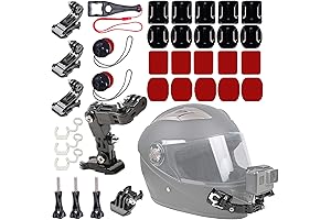 Action Camera Chin Mount for Secure Helmet Attachment