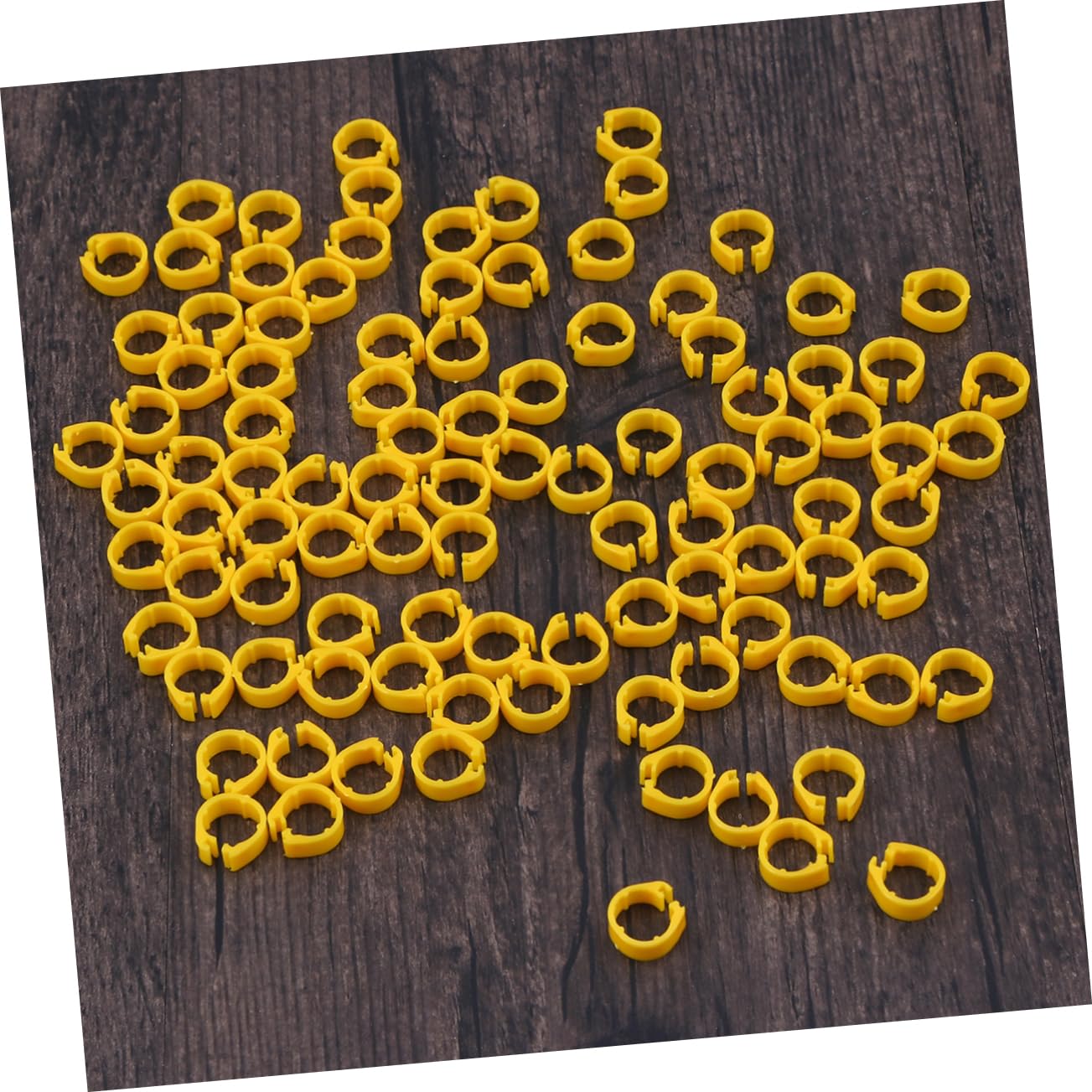 BESPORTBLE Pigeon Anklet 100 Pcs Bird Identification Rings Poultry Leg Bands Safe Bird Foot Rings