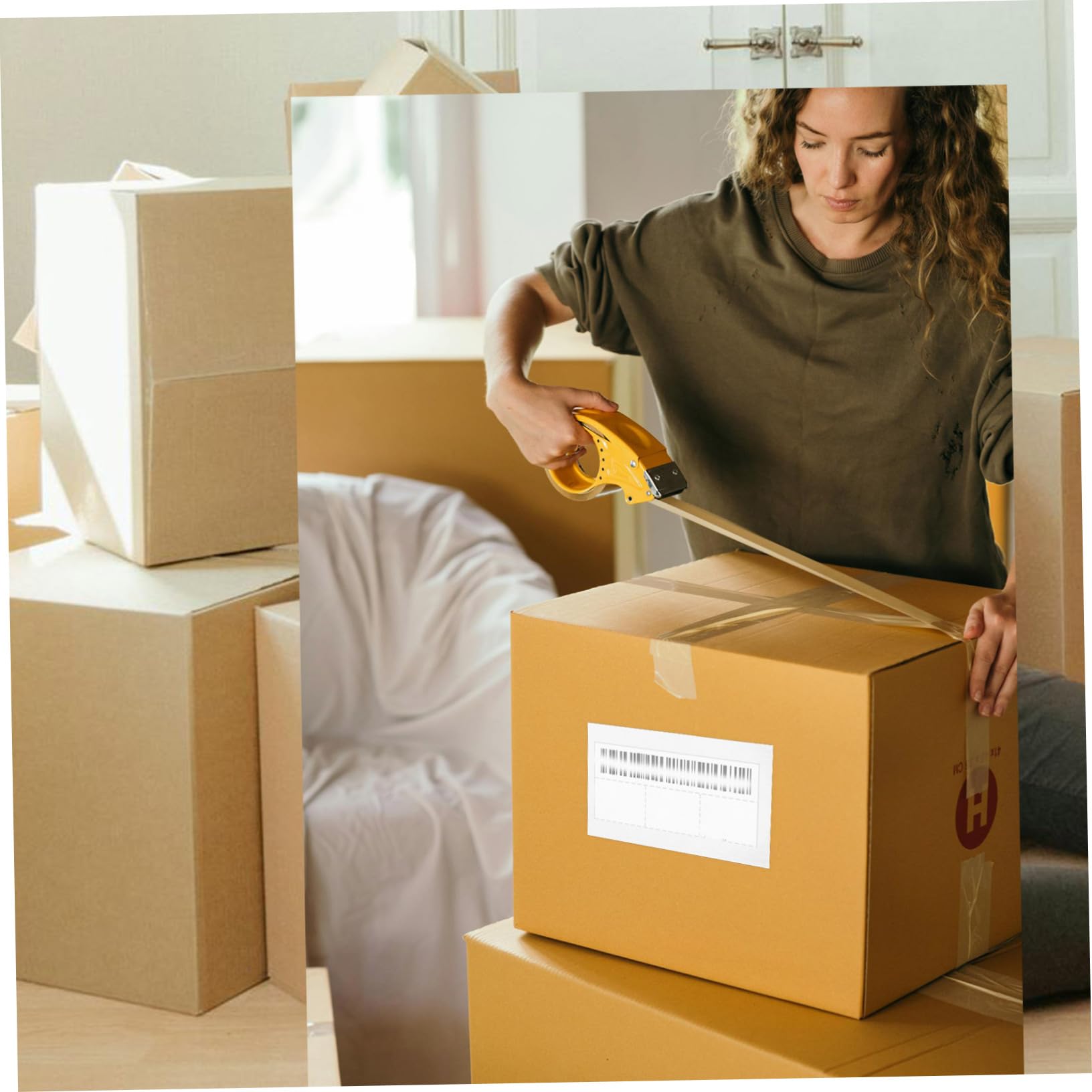 ARTIBETTER 100 Selbstklebende Versandtaschen aus Pe mit Transparentem Fenster Große Kapazität Dokumentenordner Zuverlässig für Mailing und Aufbewahrung