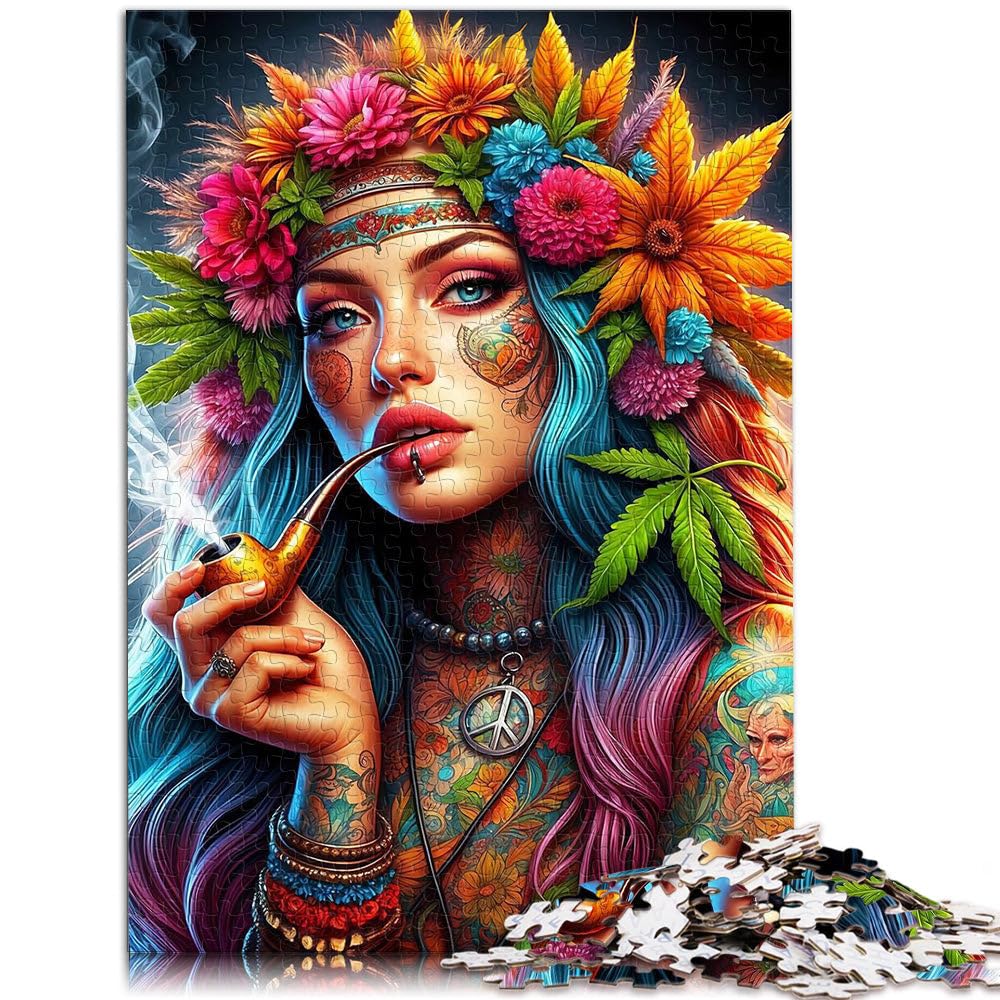 Puzzles de 2000 pièces pour Adultes La Reine en Fleurs Réduction du Stress intéressante Renforcer l'amour Entre Les Couples 70x100cm