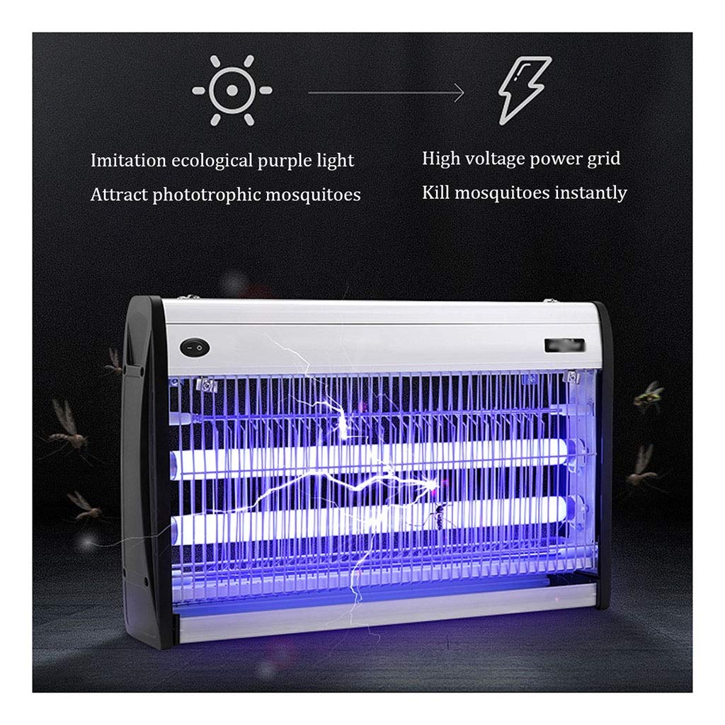 Trampa para Mosquitos, matamosquitos eléctrico, Repelente de Insectos por Descarga eléctrica, lámpara antimosquitos LED de bajo Consumo, lámpara UVA LED, lámpara matamosquitos LED