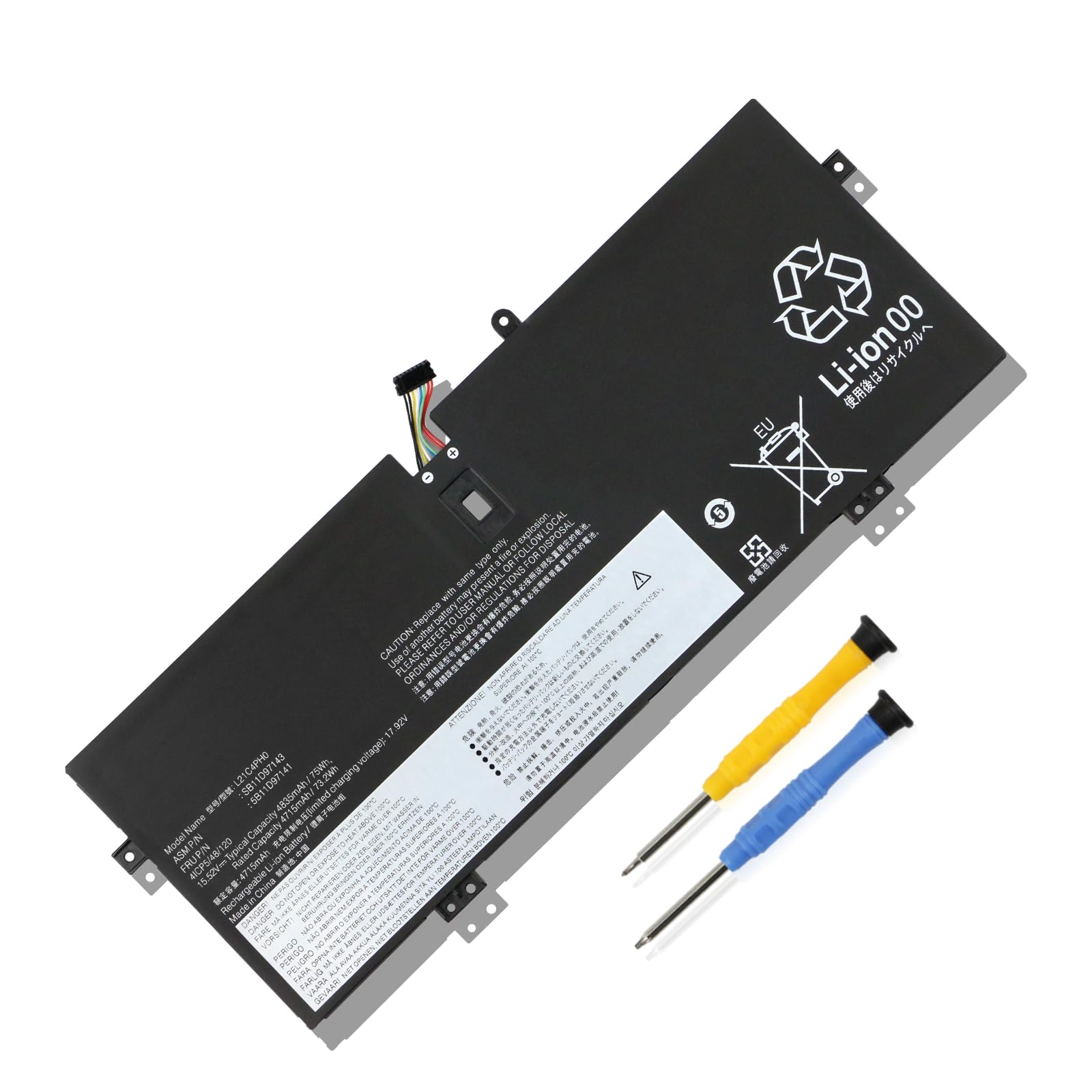 Amazon.com: L21C4PH0 75Wh Laptop Battery Replacement for Lenovo