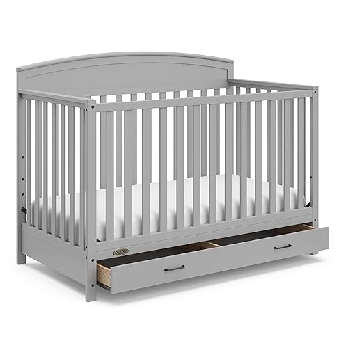 Miniatura 22 de Graco Benton - Cuna convertible 5 en 1 (Gris Guijarro) – Certificado GREENGUARD Gold, se convierte de cuna de bebé a cama infantil, diván y cama de