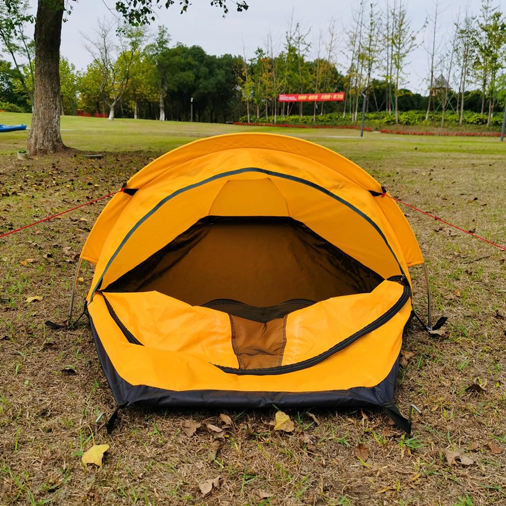 Pojedynczy namiot plecakowy, namiot bivy, lekki namiot do spania ze ściereczką podłogową