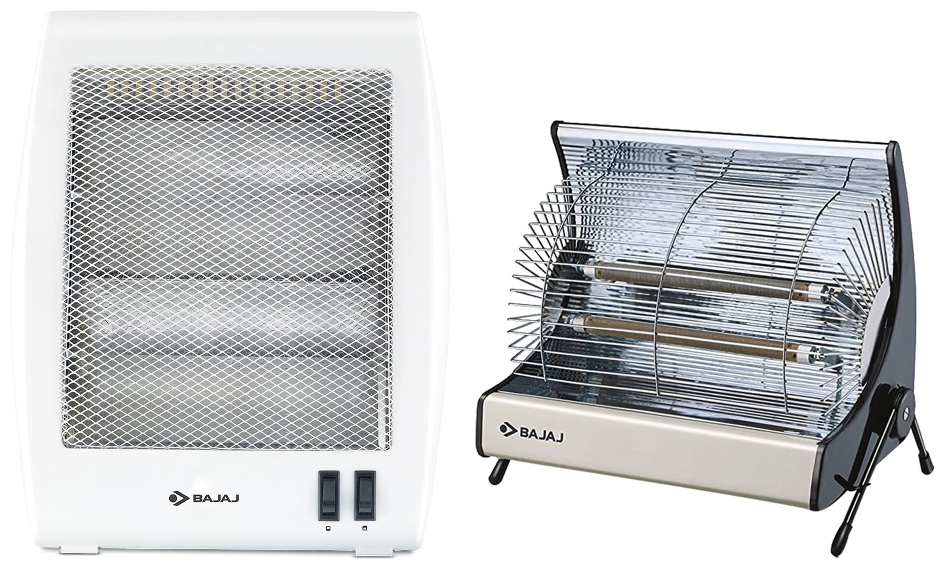 Bajaj RHX-2 800-Watt Room Heater (White) u0026 Bajaj Deluxe 2000 Watts Halogen  Room Heater (Steel, ISI Approved), Multicolor : Amazon.in: Home u0026 Kitchen