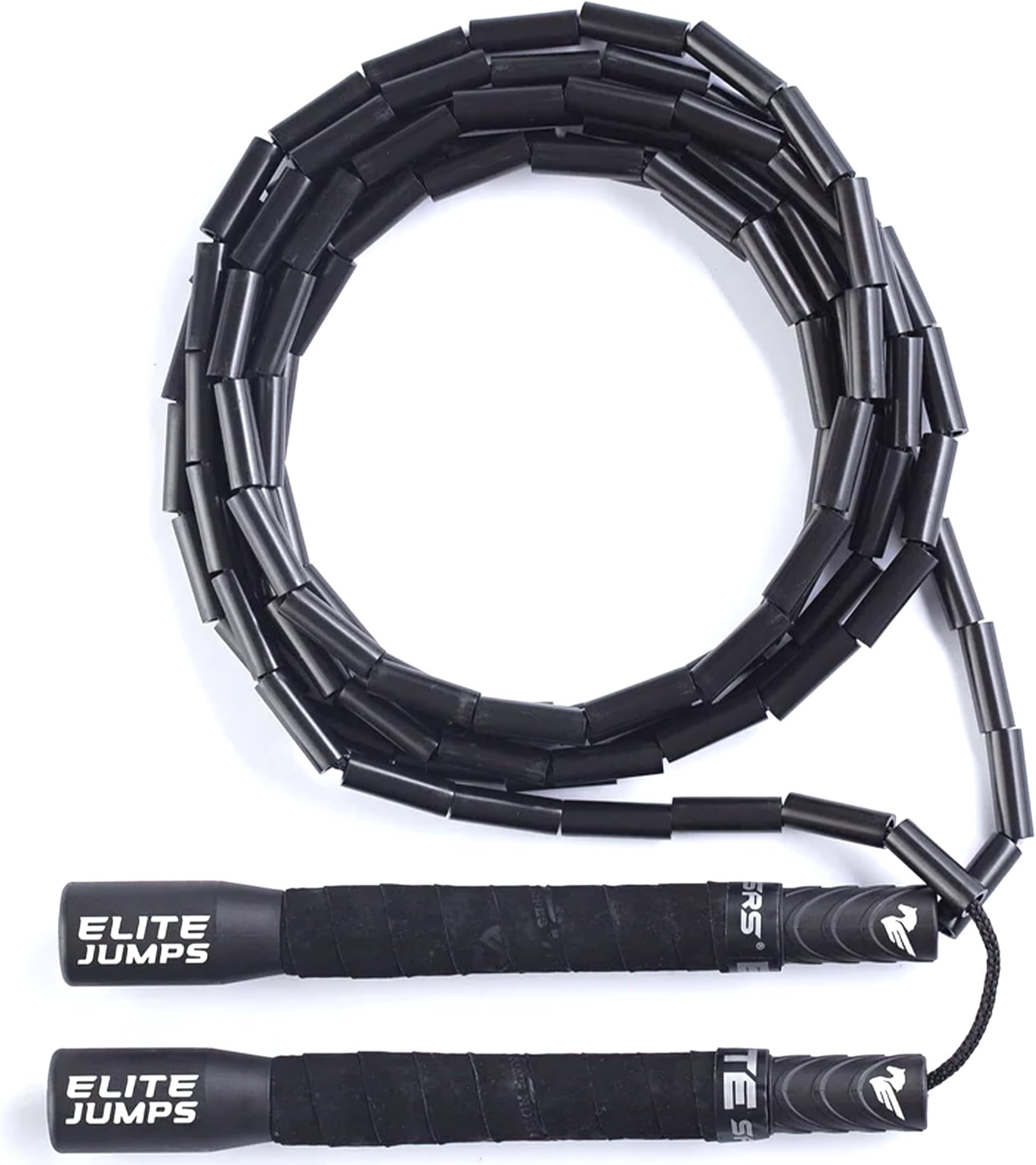 Elite Jumps - Do Hard Things 1” Beaded Jump Ropes | Crossover Jump Rope for Your Exercise Equipment | Segmented Jump Rope