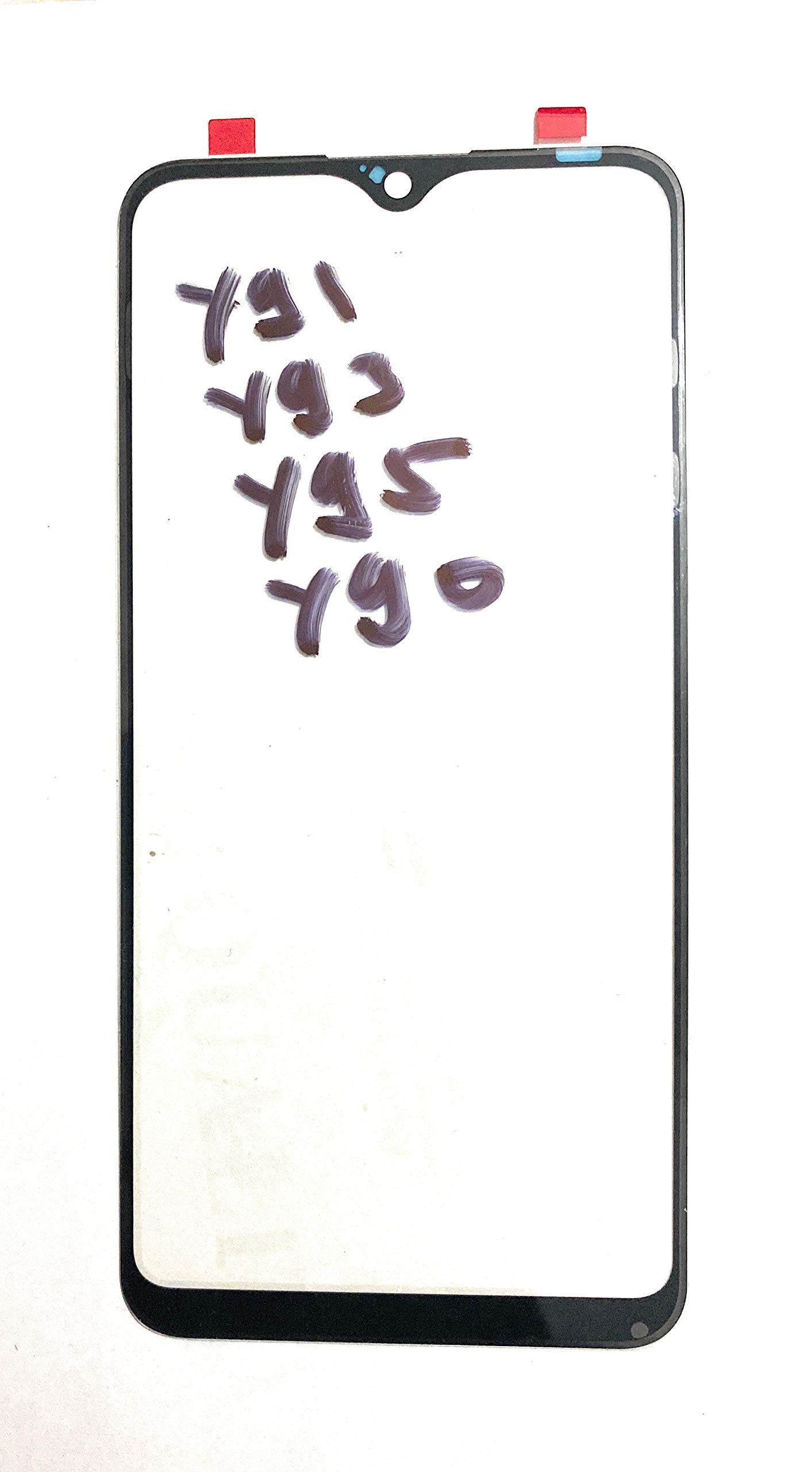 Front Screen Outer Upper Touch Glass Lens Panel for vivo y90 y91 y91i y93 y95 Black (Note:- This is not a Screen Guard)