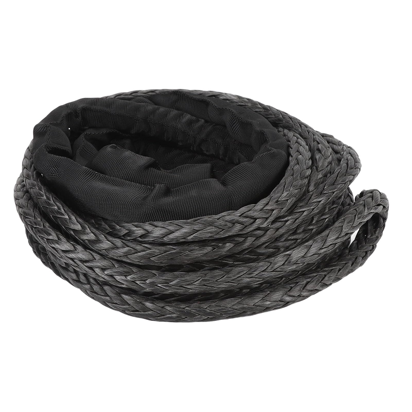 VGEBY Lina Wciągarki Syntetyczna Lina Przedłużająca wciągarkę 12 Mm 26455lbs UHMWPE do ATV UTV SUV Truck Recovery Off Road Holowanie Elastyczna Obsługa Odporność na ścieranie (9 m/29,52 stopy)