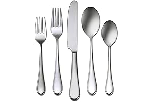 Oneida Icarus 45-Piece Flatware Set, Service for 8, Silver