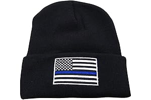 Thin Blue Line Beanie: Celebrating Heroes in Blue