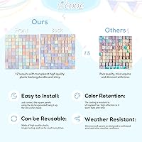 Vista 22 de 36 Panels Giltter Wall Backdrop Pink Shimmer Wall Backdrop for Party Wedding Birthday Engagement Bachelorette Parties Anniversary Decoration