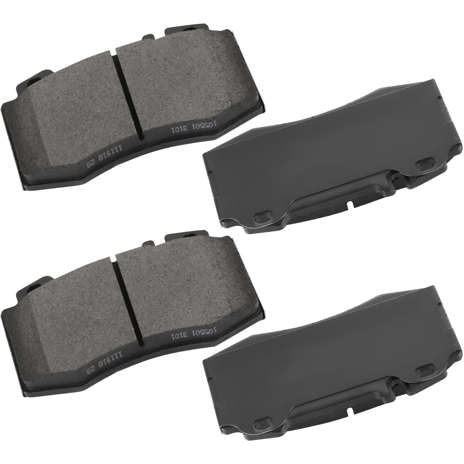 cciyu Ceramic Front Brake Pad Set Fit For Mercedes-Benz 600SL,C32 AMG,C3,C350,C55 AMG,CL500,CLK55 AMG,CLS550,E350,E550,ML430,ML500,ML55 AMG,S350,S430,S55 AMG,SL550,SL600,SLK35
